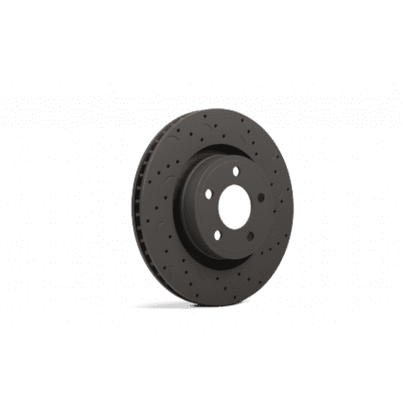 Hawk Talon 2011 Ford Mustang Base Drilled and Slotted Front Brake Rotor Set