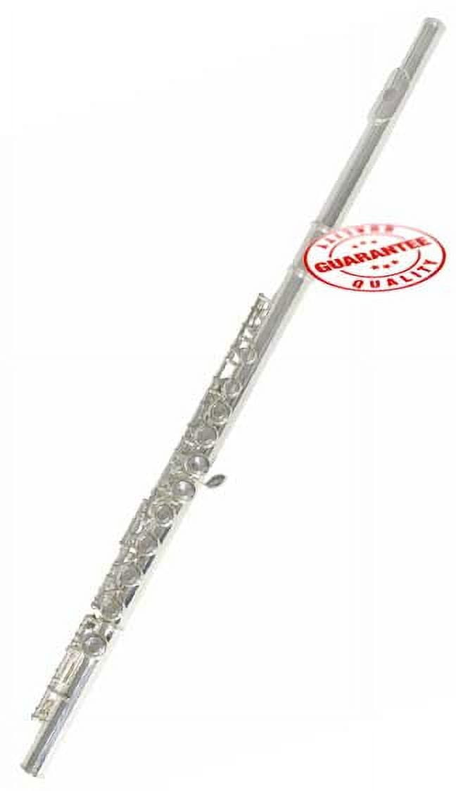 Hawk WD-F112, Closed hole C Flute with Case, Silver Plated