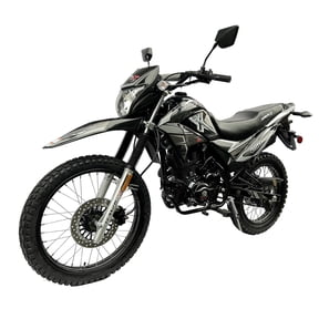 Hawk-X 250cc Motorcycle 5-Speed Manual 21" front Tire - 250 Adult Bike-Black