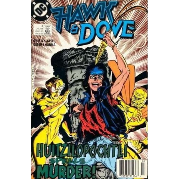 Hawk and Dove (3rd Series) #2 (Newsstand) VF ; DC Comic Book