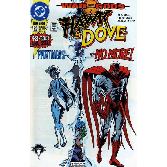 Hawk and Dove (3rd Series) #28 VF ; DC Comic Book