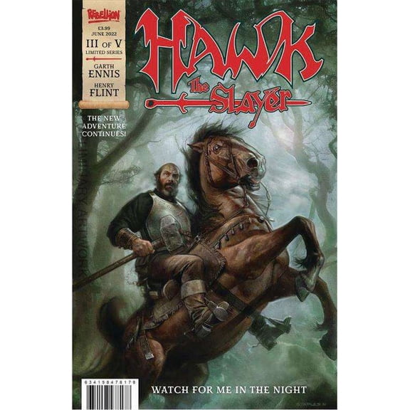 Hawk the Slayer #3 VF ; Rebellion Comic Book
