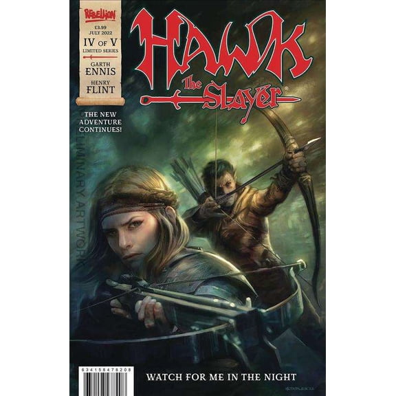 Hawk the Slayer #4 VF ; Rebellion Comic Book