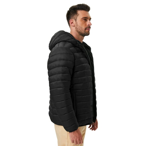 Hawke & Co Mens Fleece Lined Puffer Jacket, Sizes S-2XL