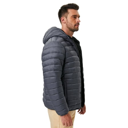 Hawke & Co Men's High Pile Fleece Lined Puffer Jacket, Sizes S-2XL