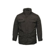 Hawke & Co. Mens Rain Coat (Medium, Brown)