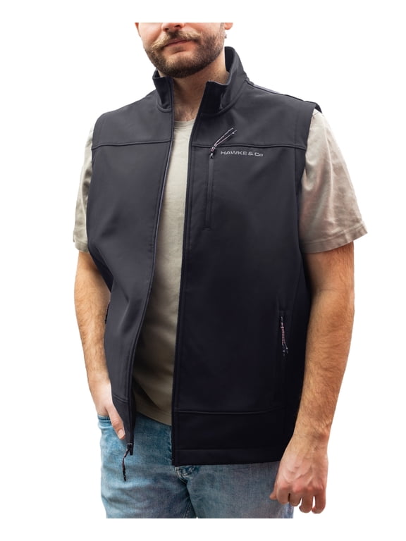 Men's Soft Shell Vest Black Large