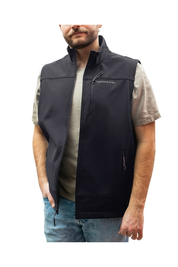 Men's Soft Shell Vest Black Large