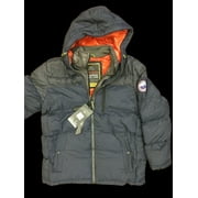 HAWKE & CO. Hawke & Co Mens Puffer Bib Hooded Jacket Navy Size Small- Insulated