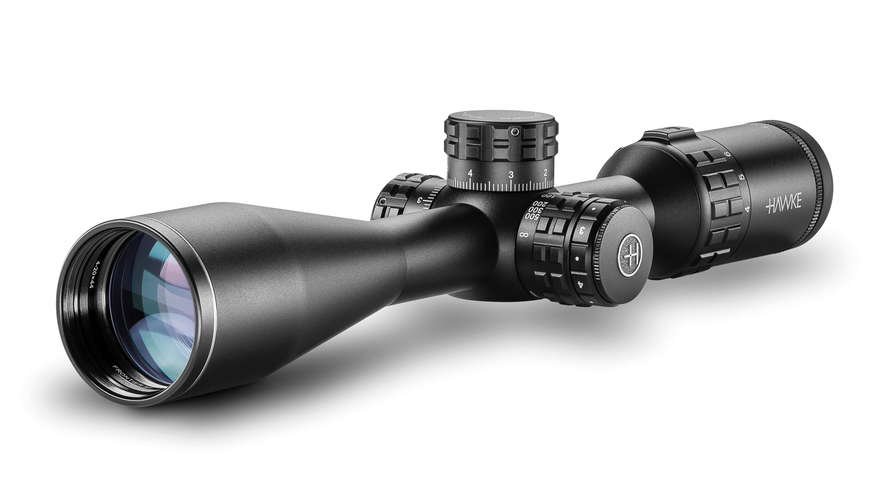 Hawke Frontier SF 4-20x44 Scope - Mil Pro Illuminated Reticle - 1" Tube - Black