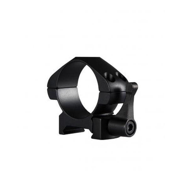 Hawke Sport Optics Precision Steel 30mm Rings Weaver 30mm w/ Lever - 2-Pieces, Low, Black