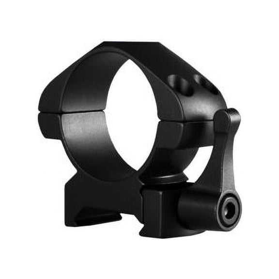 Hawke Sport Optics Precision Steel 30mm Rings Weaver 30mm w/ Lever - 2-Pieces, Medium, Black
