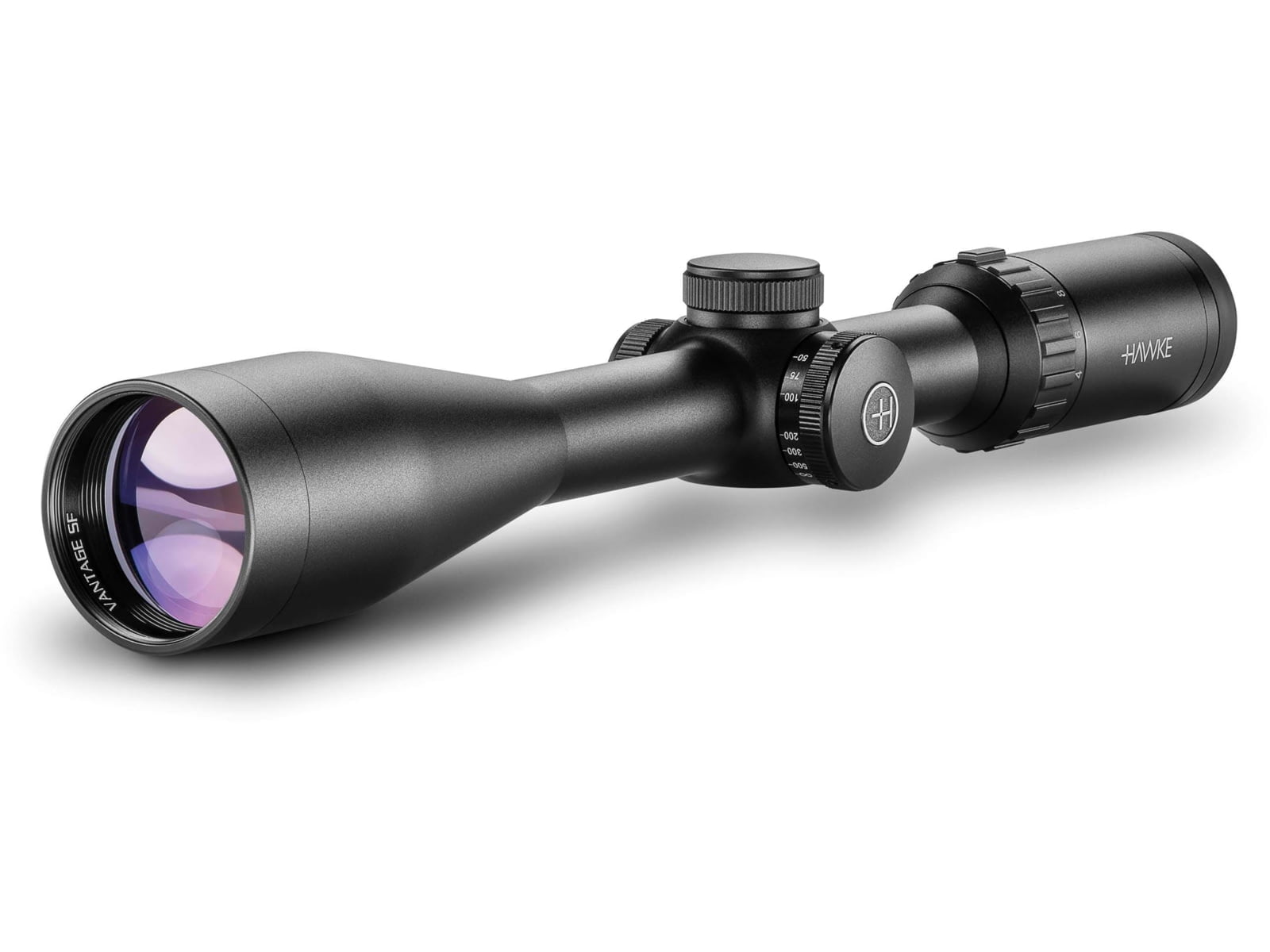Hawke Vantage SF 4-16x44mm Rifle Scope w/ Half Mil-Dot Reticle, Matte Black - 14161