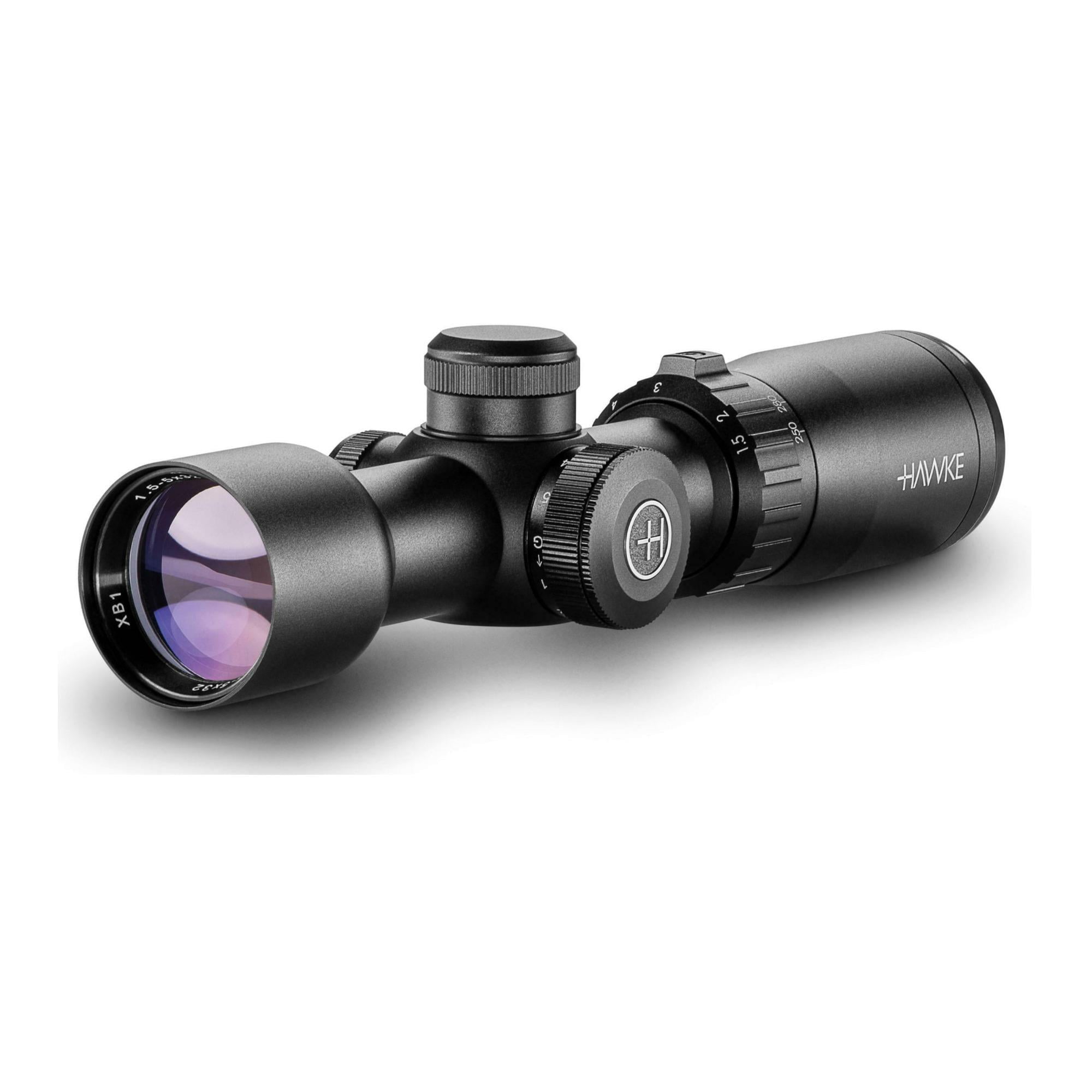 Hawke XB1 1.5-5x32mm Illuminated SR Reticle SFP Crossbow Scope Calibrated for 250fps - 425fps - 12221