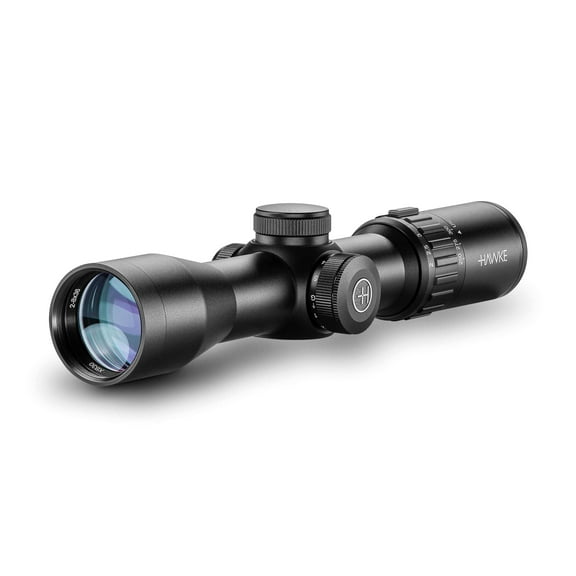 Hawke XB30 2-8x36 30mm Compact Crossbow Scope w/ Illuminated XB30 SR Reticle, Matte Black - 12227