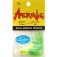 thumbnail image 1 of Hawken AJM14116 Aerojig Marabou Jig 1/4 oz, 1/0 Hook, Chartreuse Green, 1 of 1