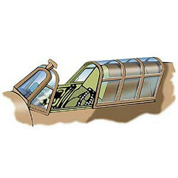 Hawker Hurricane Vacuform Canopy x2 for Airfix, Heller (1/72 model kit accessory)