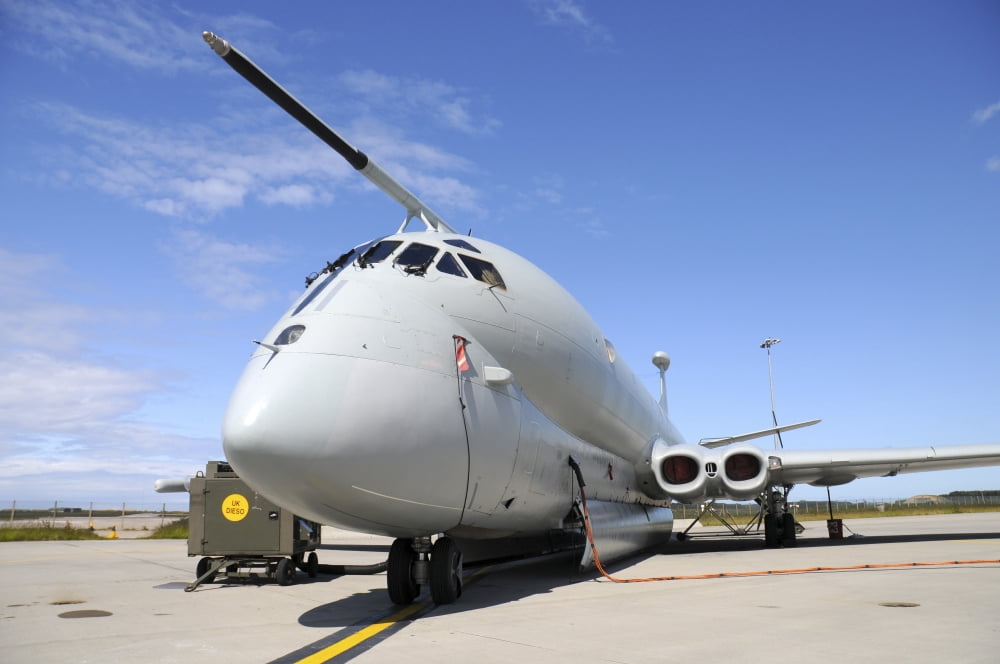Hawker Siddeley Nimrod MR2 of the Royal Air Force Canvas Art - Riccardo NiccoliStocktrek Images (34 x 23)