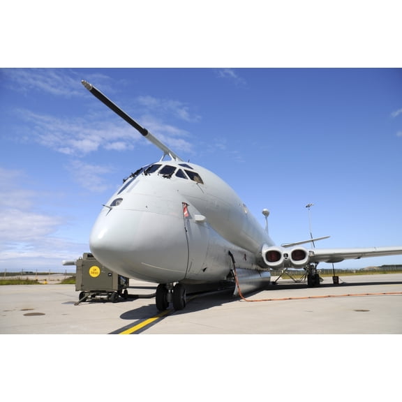 Hawker Siddeley Nimrod MR2 of the Royal Air Force Canvas Art - Riccardo NiccoliStocktrek Images (34 x 23)
