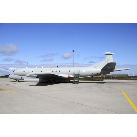 Hawker Siddeley Nimrod MR2 of the Royal Air Force Canvas Art - Riccardo NiccoliStocktrek Images (34 x 23)