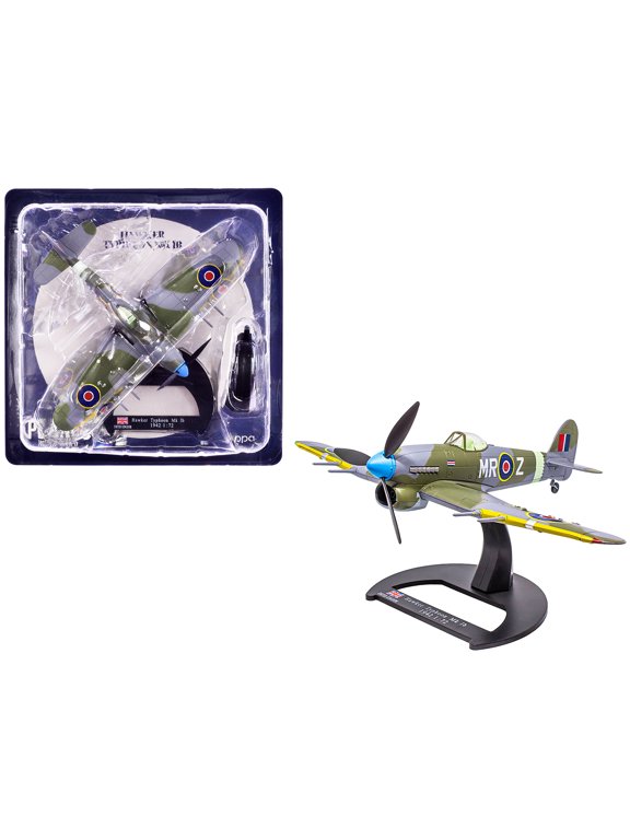 Hawker Typhoon Mk IB Fighter-Bomber Aircraft Royal Air Force (1942) "Planes of WWII" Series 1/72 Diecast Model Airplane by Luppa