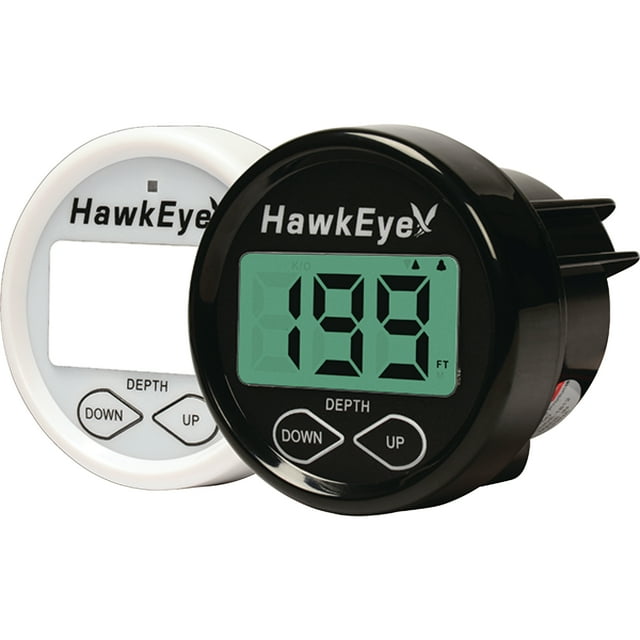 Hawkeye DepthTrax 2B In Dash Digital Depth Finder