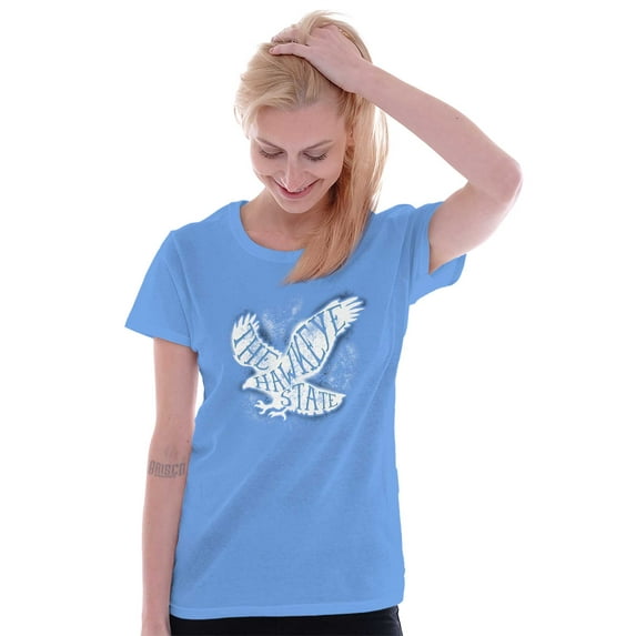 Hawkeye State Cool Stencil Iowa Hawk Women's T Shirt Ladies Tee Brisco Brands M