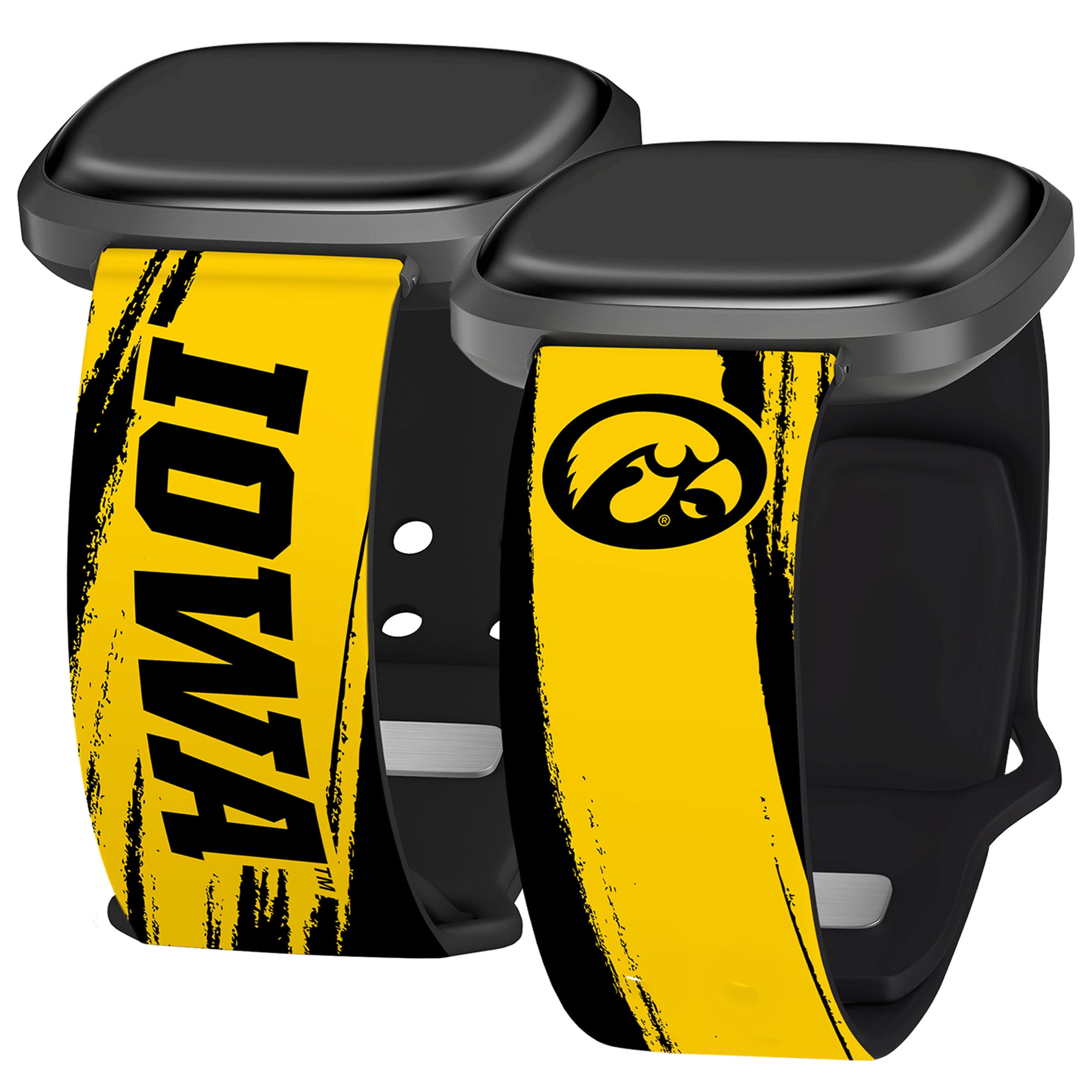 Hawkeyes HD Paint Stripe Unisex Watch Band for FitBit Versa 3 & Sense (Short)