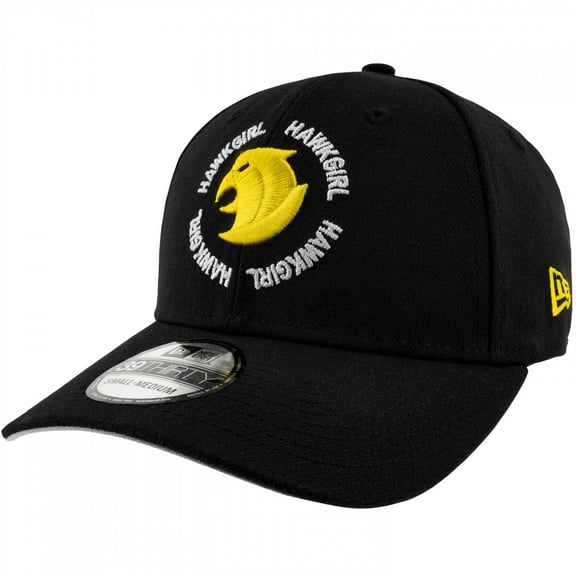 Hawkgirl Logo New Era 39Thirty Fitted Hat-Large/XLarge
