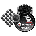 thumbnail image 1 of Hawki .50 Cal Reusable Training Soft Rubber Balls 100 Pack (Black), 1 of 8