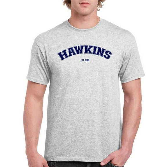 Hawkins 1983 Navy Blue T-Shirt Men -Smartprints Designs, Male Small