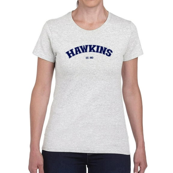 Hawkins 1983 Navy Blue T-Shirt Women -Smartprints Designs, Female Small