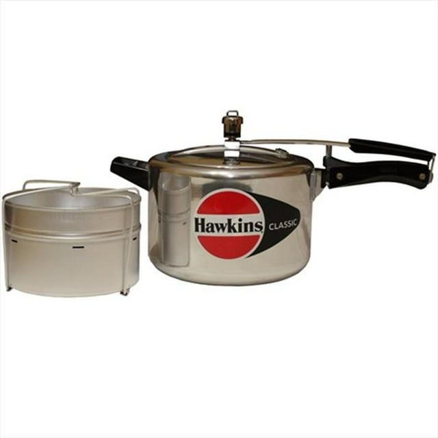 Hawkins B21 Classic Aluminum Pressure Cooker with Separator 5 Litres