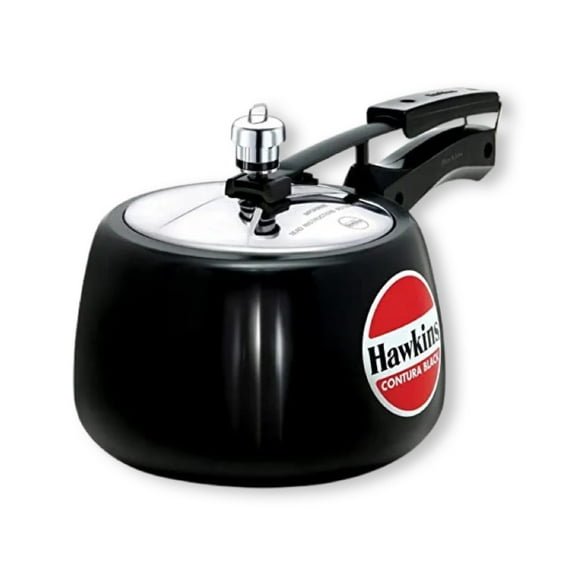 Hawkins CB30 Hard Anodised Pressure Cooker, 3-Liter, Contura Black
