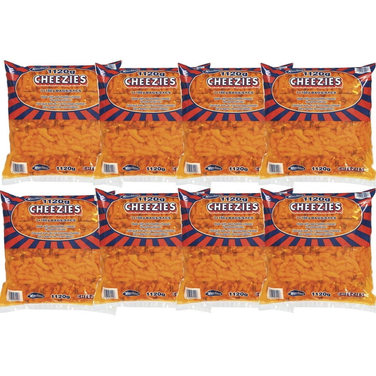 Hawkins Cheezies Corn Snacks, Cheddar Cheese Flavor, 1120 Grams, 7