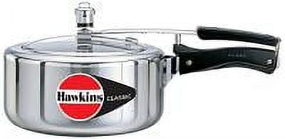 Hawkins Classic Aluminum Pressure Cooker, 3 Litre, Silver :  Home & Kitchen