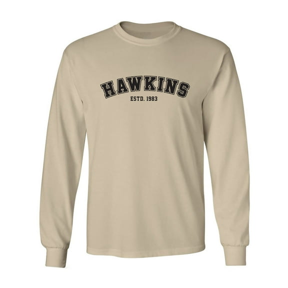 Hawkins ESTD.1983 Adult Long Sleeve T-shirt