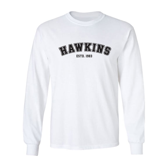 Hawkins ESTD.1983 Adult Long Sleeve T-shirt