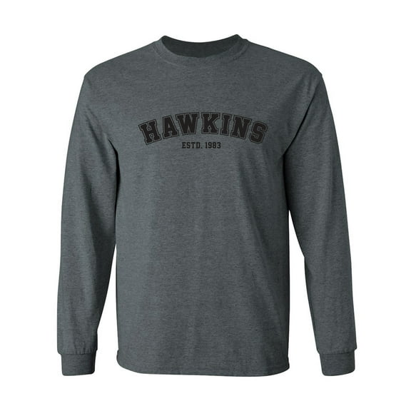 Hawkins ESTD.1983 Adult Long Sleeve T-shirt