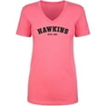 thumbnail image 1 of Hawkins ESTD.1983 Womens V-Neck T-Shirt, 1 of 2
