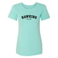 thumbnail image 1 of Hawkins ESTD.1983 Womens crewneck tee, 1 of 3