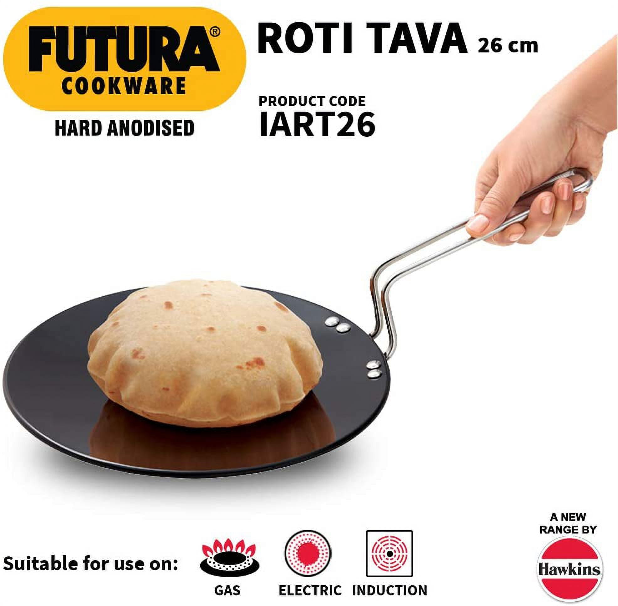 Futura Hard Anodized Concave Tava Griddle
