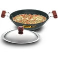 thumbnail image 1 of Hawkins Futura Hard Anodized Deep-Fry Pan Kadhai with Steel Lid and Flat Bottom - 3.75 Litre, 1 of 5