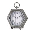thumbnail image 1 of Hawkins Galvanized Clock, 1 of 3