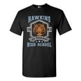 thumbnail image 1 of Hawkins Go Tigers High School 1983 AV Club Parody Funny Adult DT T-Shirt Tee, 1 of 2
