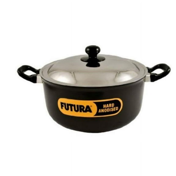 Hawkins L36 Futura Hard Anodised Stewpot Patila - 5 Litres
