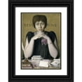 thumbnail image 1 of Hawkins, Louis Welden 11x14 Black Ornate Wood Framed with Double Matting Museum Art Print Titled - Madame Severine, 1 of 4