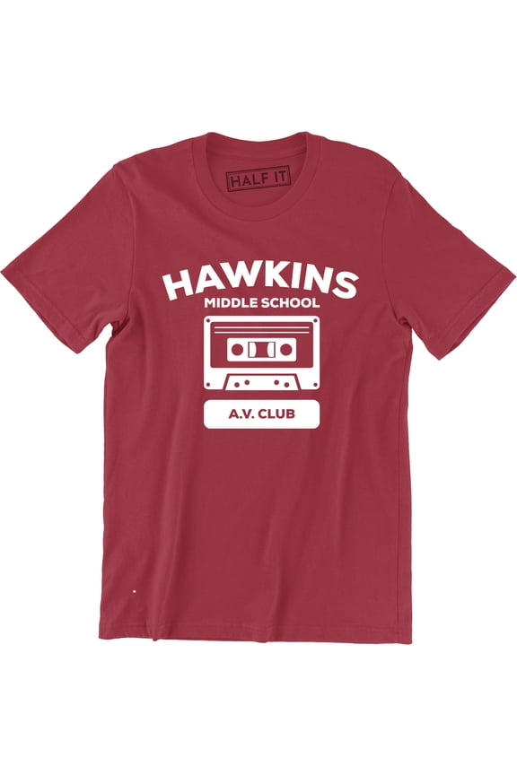 Hawkins Middle School AV Club Cassettes Tape Geek TV Show Gear Gift T-Shirt