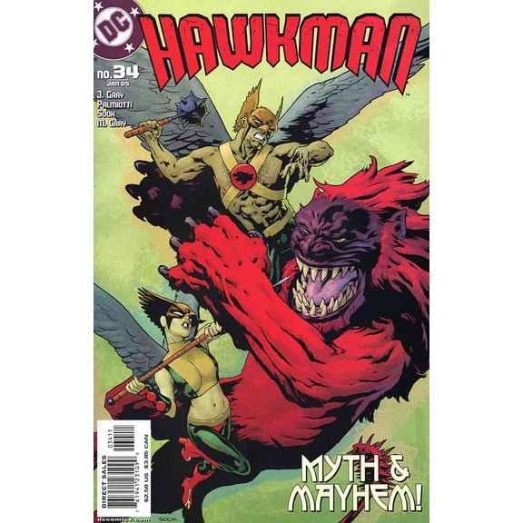 Hawkman (4th series) #34 VF ; DC Comic Book