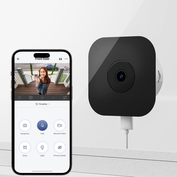 Hawkray 2K 3MP Window Security Camera, WiFi Indoor Camera with Night Vision